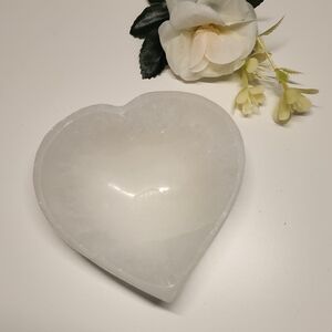 Heart-Shaped White Bowl
